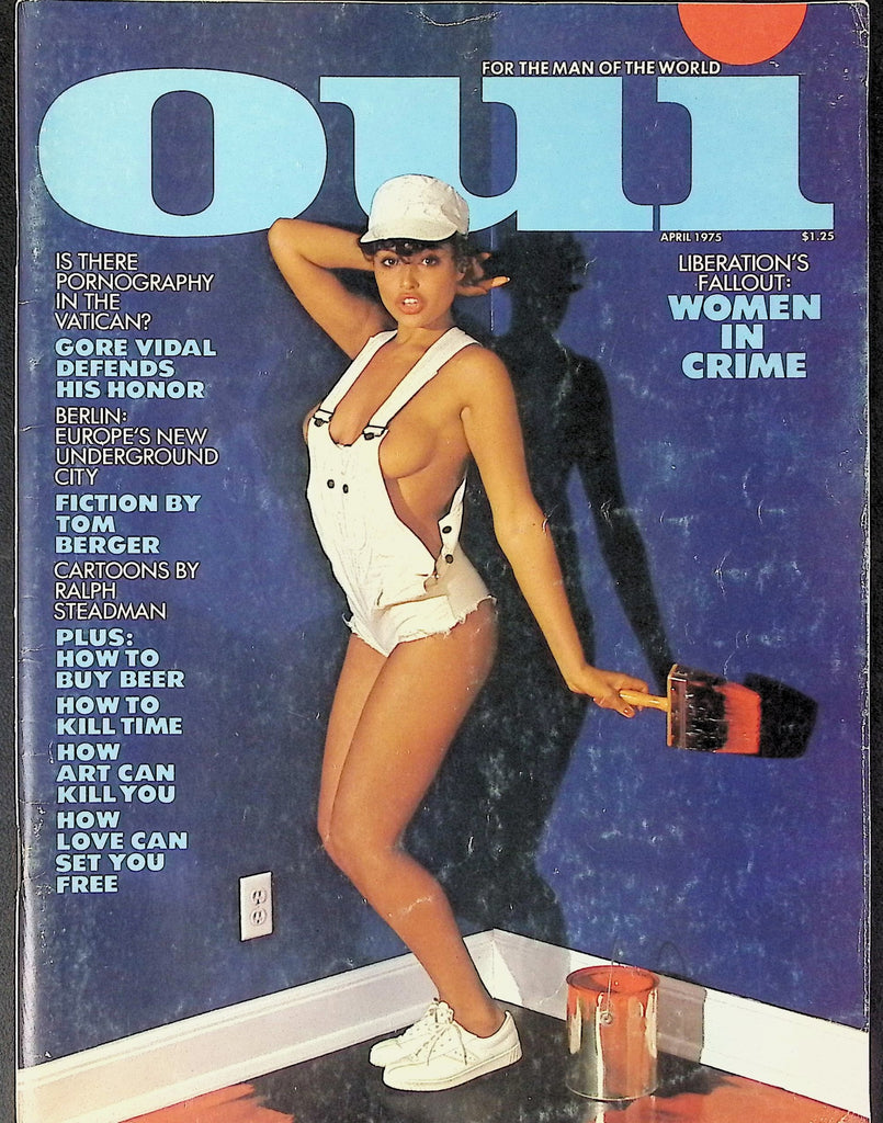 CLEARANCE Oui Magazine ft. Tom Berger, Gore Vidal April 1975 010226AKP-82