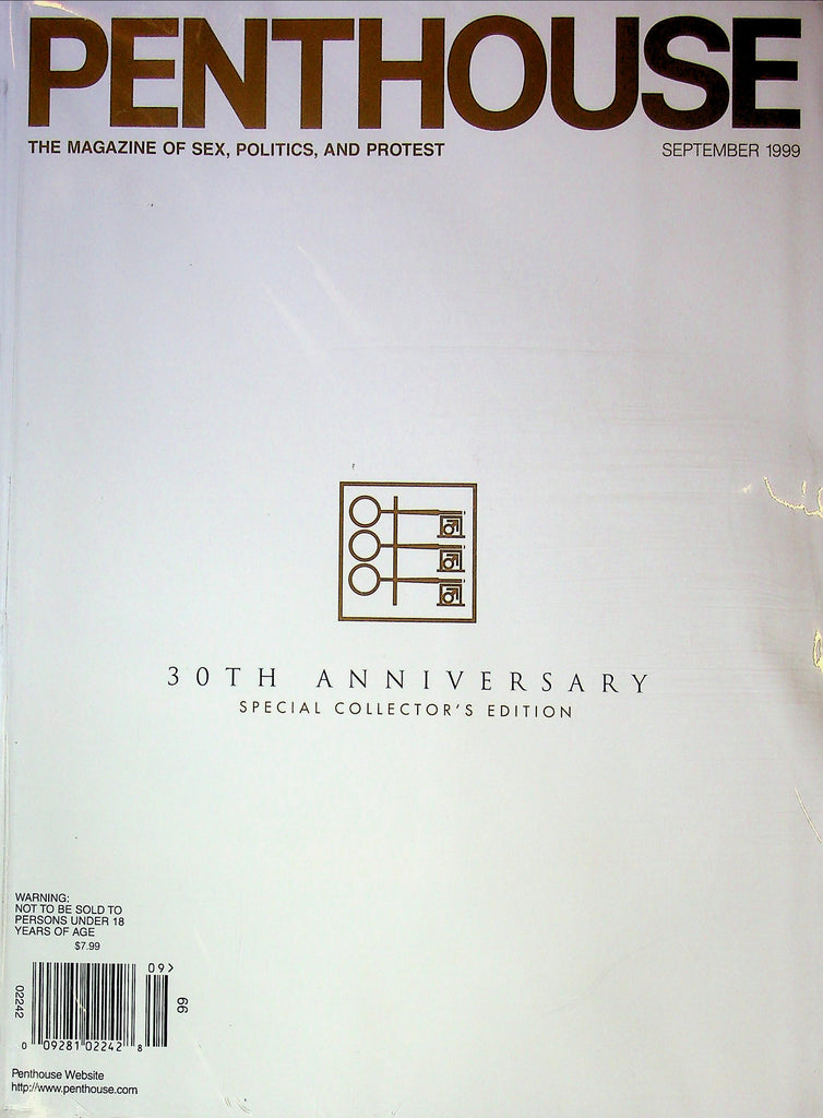 Penthouse Magazine 30th Anniversary Collector's Edition September 1999 062325RP