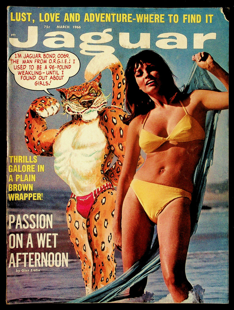 Jaguar Adult Magazine March 1966 V2, #2 Passion On A Wet Afternoon 091726HRP-18