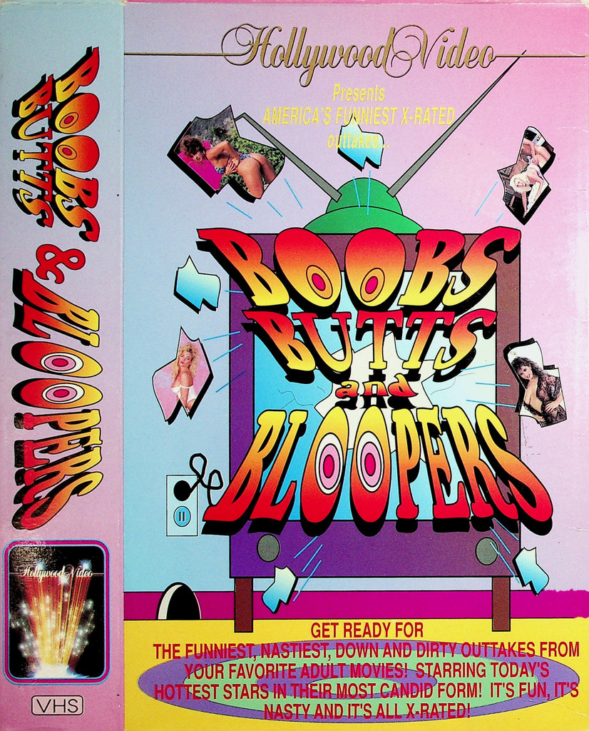 Boobs Butts and Bloopers Debi Diamond Fallon Renne Fox Adult VHS Hollywood Video 052126NAVHS-12