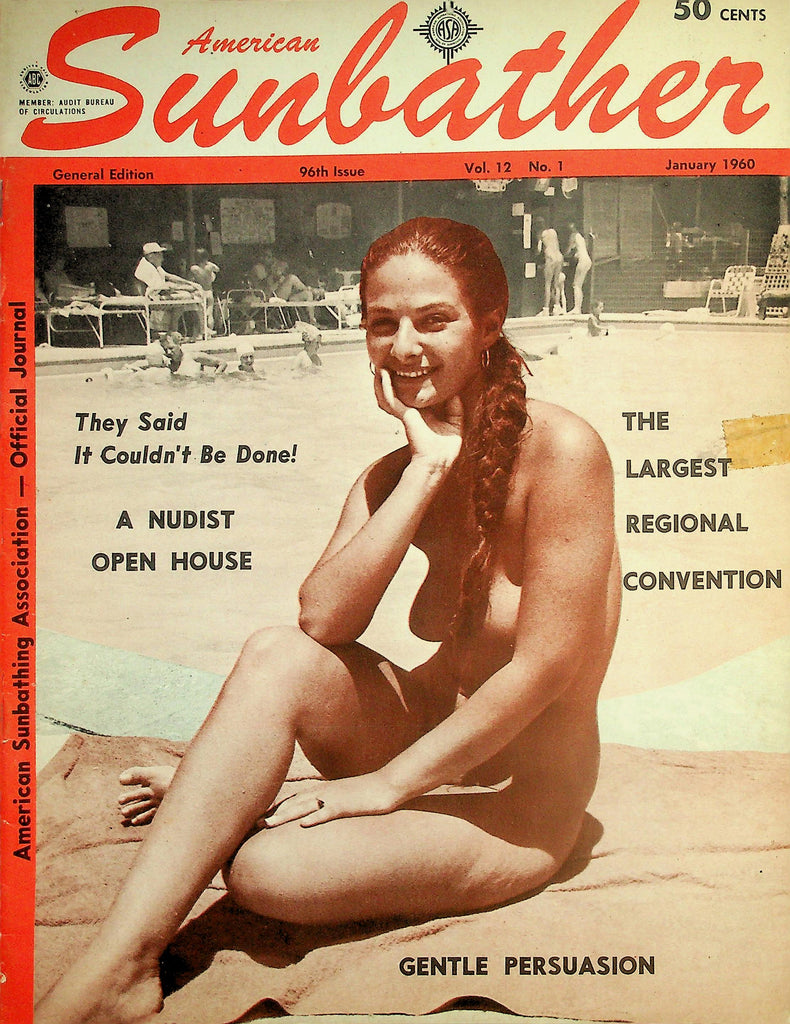 American Sunbather Nudism Magazine   A Nudist Open House  January 1960   040626lmp