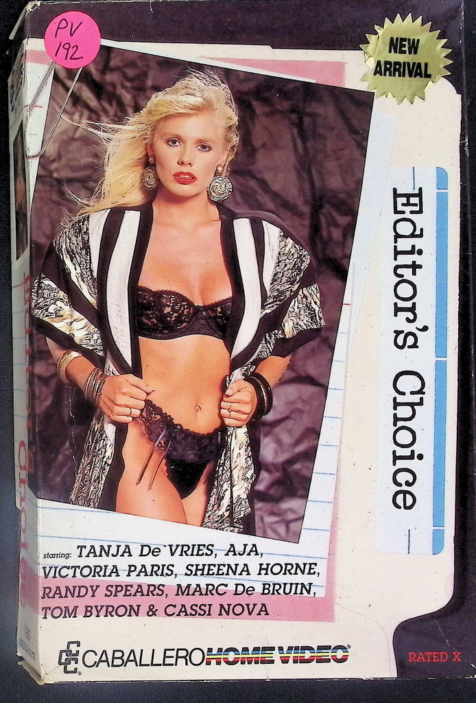 Editor's Choice ft. Tanja de Vries, Aja, Victoria Paris, Sheena Horne, Adult VHS Caballero Home Videos 091725AKVHS3