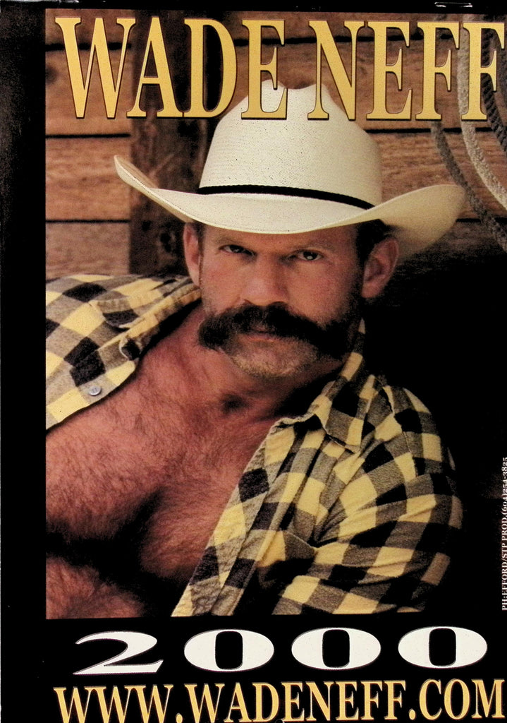 Wade Neff 2000 Wall Calendar Gay Man BIG Hunky Buff Men 041326AMP2