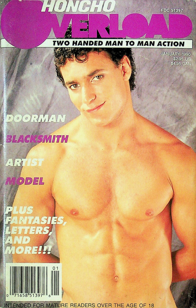Honcho Overload Men's Digest Magazine January 1990 021925RP2