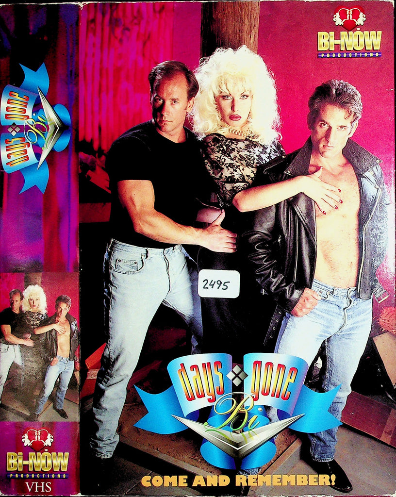 Days Gone Bi Jason Shaw Brigitte Aime Lana Woods Adult VHS Bi-Now Productions 050626NAVHS-7