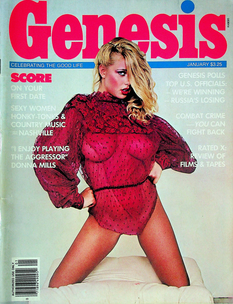 Genesis Men's Magazine Mary Lou & Donna Mills January 1983 061724RP2