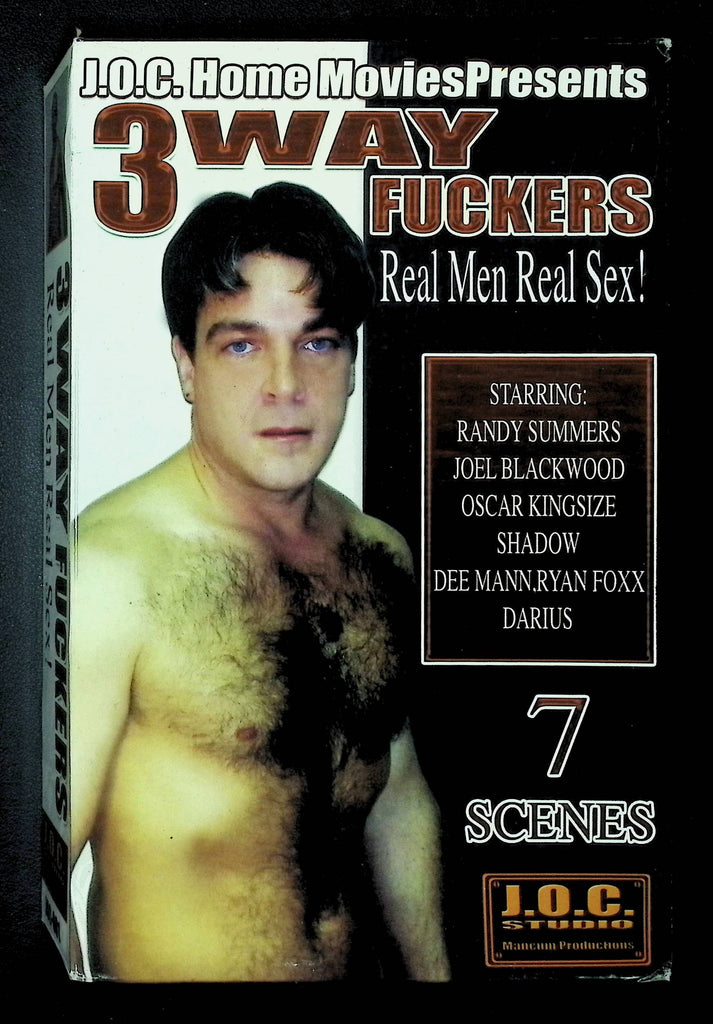 3 Way Fuckers JOC Studio Gay VHS 2003 Randy Summers Joel Blackwood 041625DMVHS