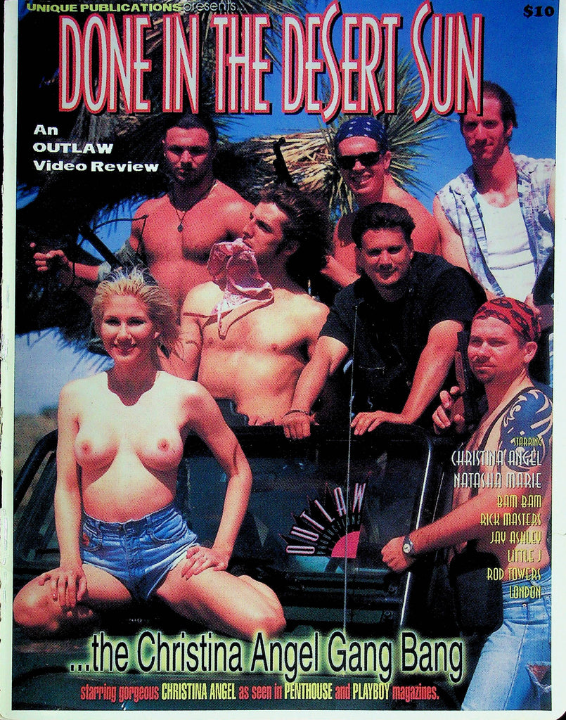 Done In The Desert Sun Gay Men's Magazine Christina Angel Gang Bang Vol.1  093024RP2