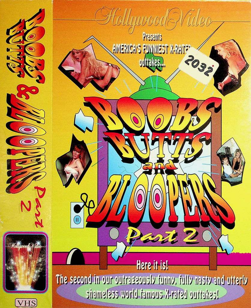Boobs Butts and Bloopers Part 2 Tera Heart Wayne Summers Sharon Mitchell Adult VHS Hollywood Video 052126NAVHS-13