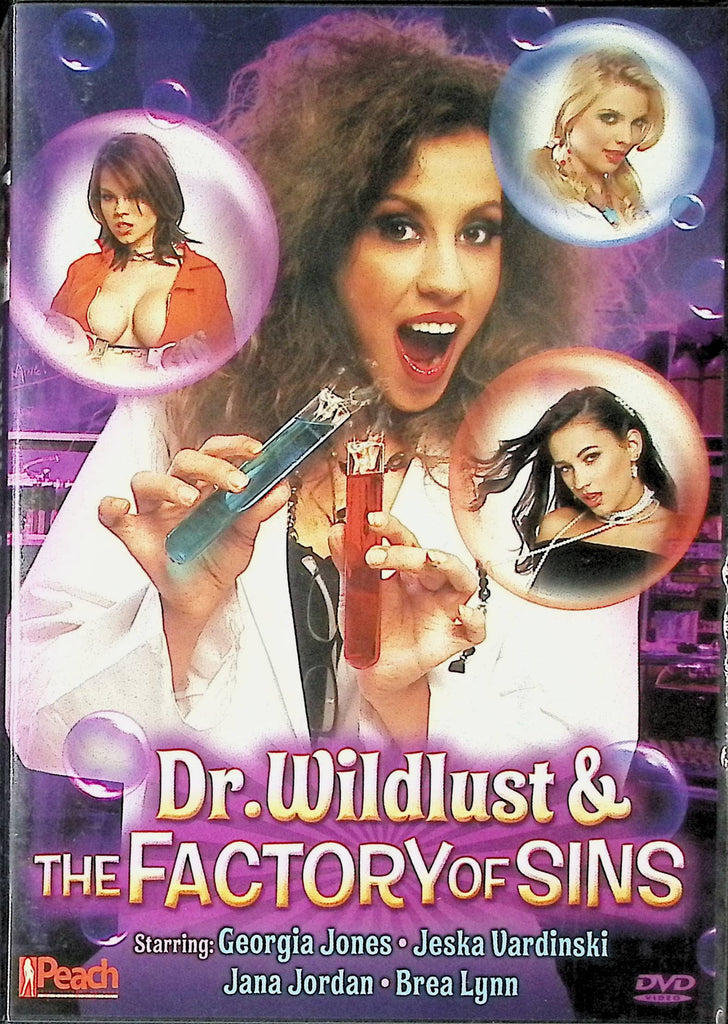 Dr. Wildlust & The Factory Of Sins DVD Georgia Jones, Jeska Vardinski, Jana Jordan by Peach 031924tsdvd