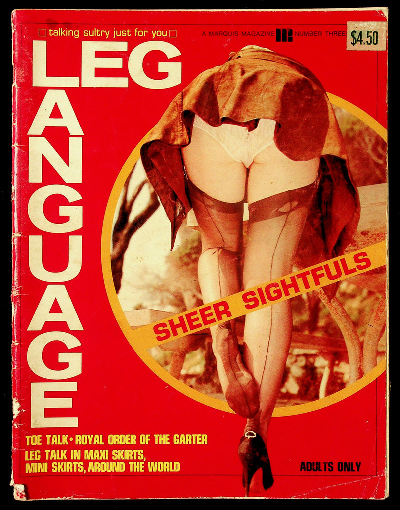 Marquis | Leg Language Adult Magazine #3 1970s/1980s Sheer Sightfuls 091026HRP-69