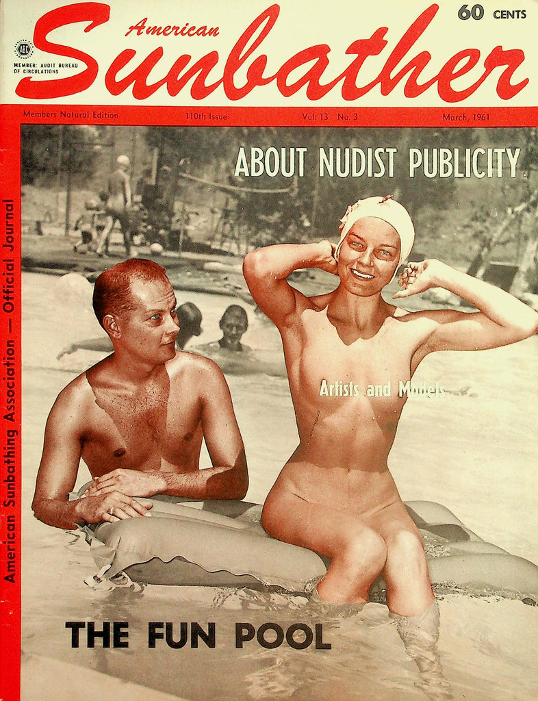 American Sunbather Nudism Magazine   The Fun Pool  March 1961   040626lmp