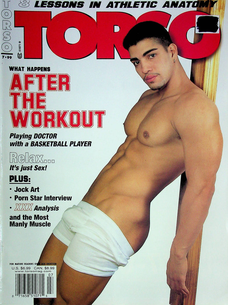 Torso Gay Men's Magazine Talvin Demachio July 1999 093024RP2
