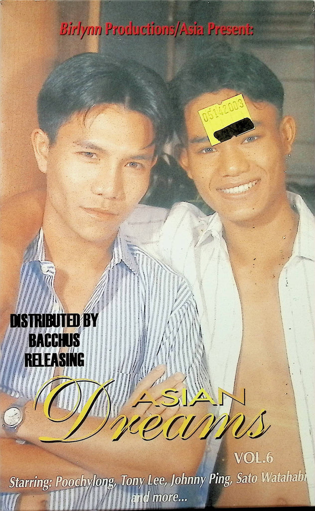 Asian Dreams Vol 6 Poochylong Tony Lee Johnn Ping 1997 Gay Male VHS 092024AMPVHS3