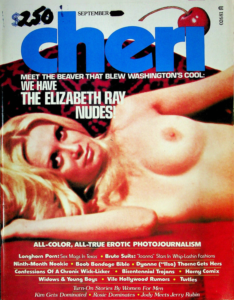 Cheri Men's Magazine Elizabeth Ray September 1976 081524RP