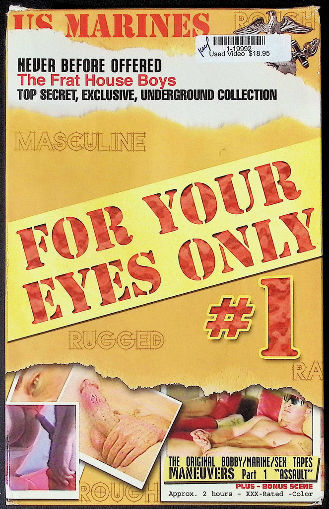 For Your Eyes Only #1 FHB Productions Gay VHS 1994 102124JKVHS6