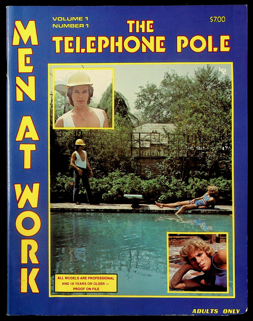 Men At Work / The Telephone Pole Gay Pictorial V1, #1 Dec. 1978 090926HRP-102