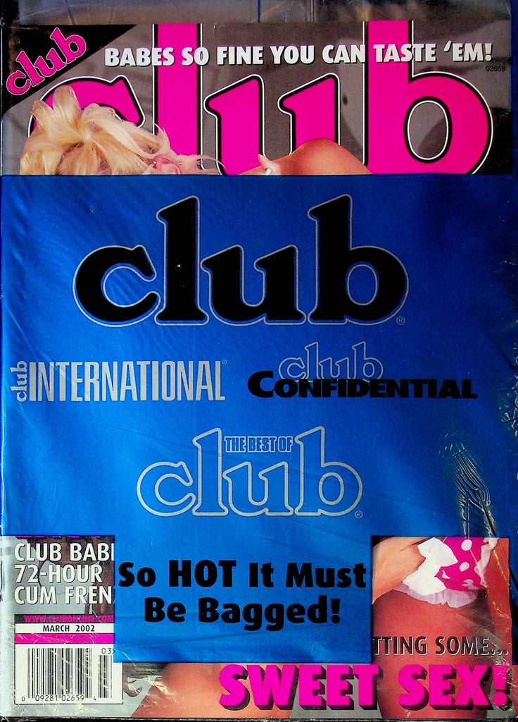 Club Magazine Ft. Jenna Jameson March 2002 Sealed 062325RP