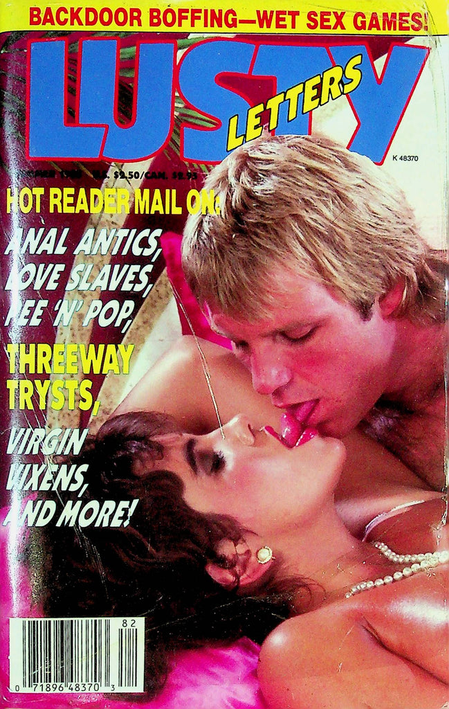 Lusty Letters Men's Digest Magazine Threesomes & Anal Summer 1988 062124RP