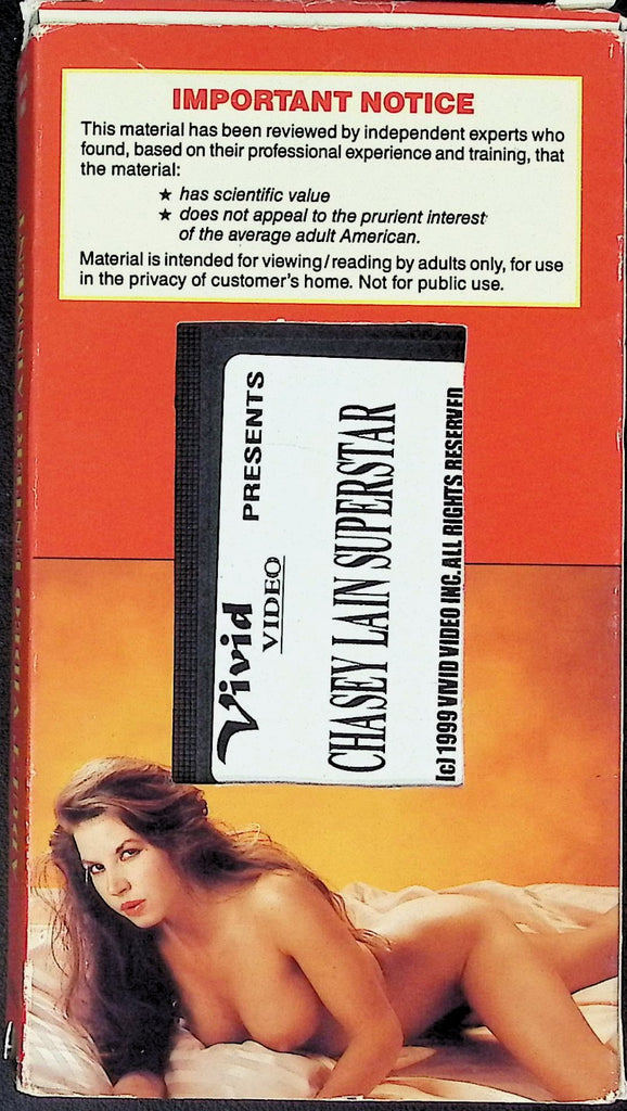 Chasey Lain Superstar Adult VHS 1999 Vivid Video 052726AKVHS2