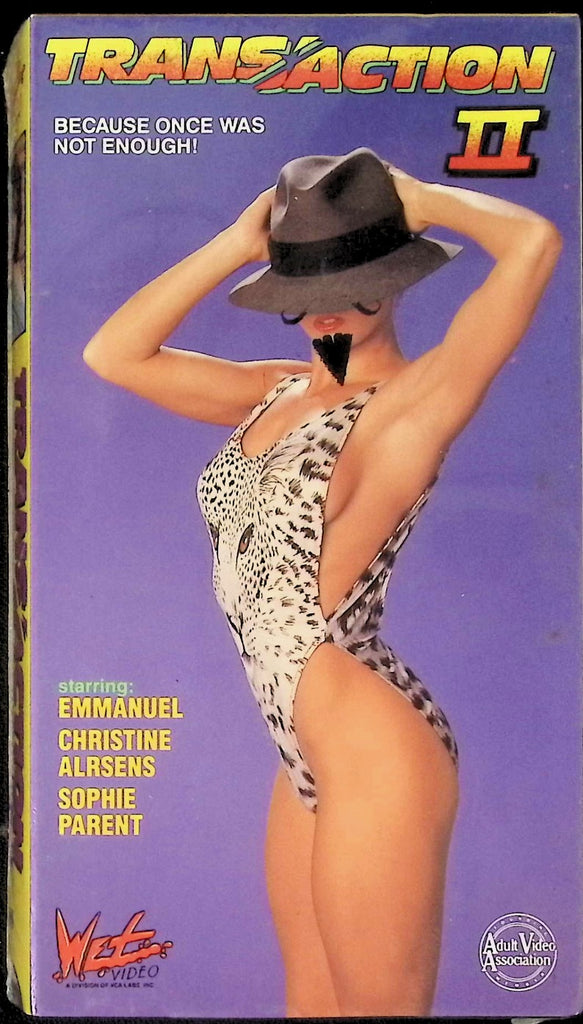 Transaction #2 ft. Emmanuel, Christine Alrsens, Sophie Parent Gay/Trans VHS Wet Video Adult Video Association 121025AKVHS3