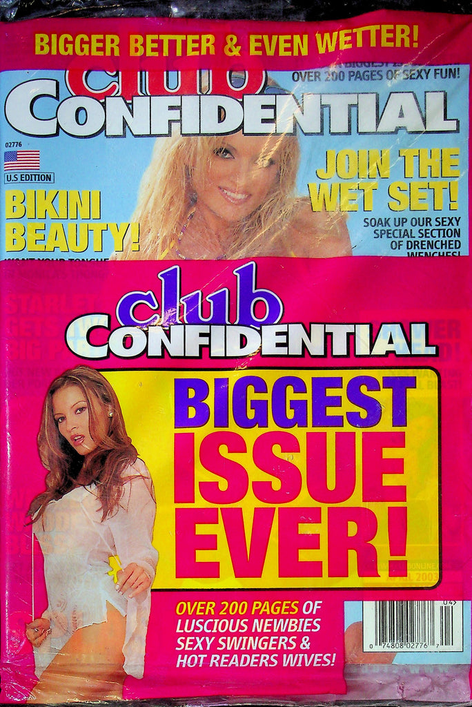 Club Confidential Magazine Ft. Tracey & Jenny April 2003 Sealed 062325RP
