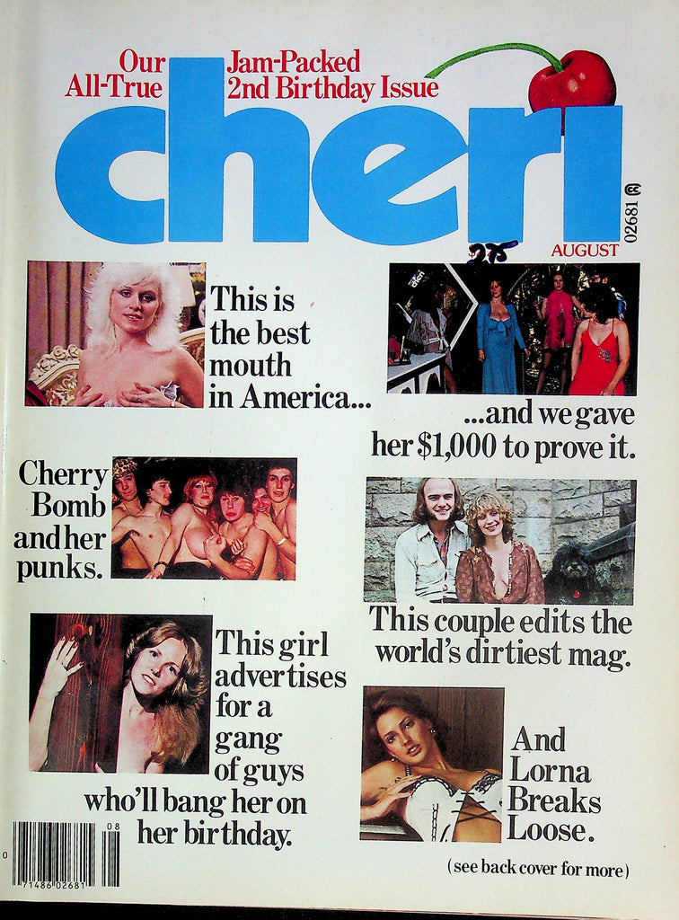 Cheri Men's Magazine 2nd Birthday Issue August 1978 081524RP