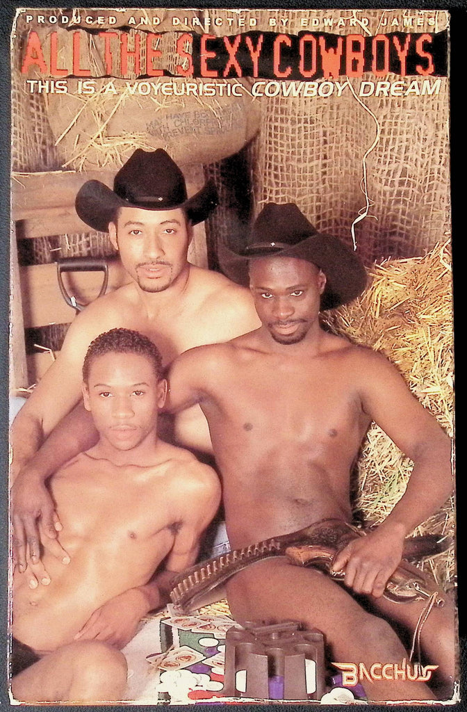 All The Sexy Cowboys Bacchus Releasing Gay VHS 2000 101024JKVHS4