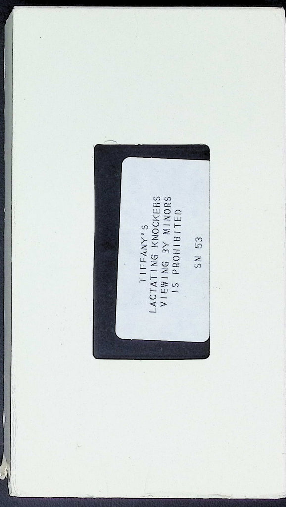 Tiffany's Lactating Knockers Adult VHS #SN-53 052726AKVHS2