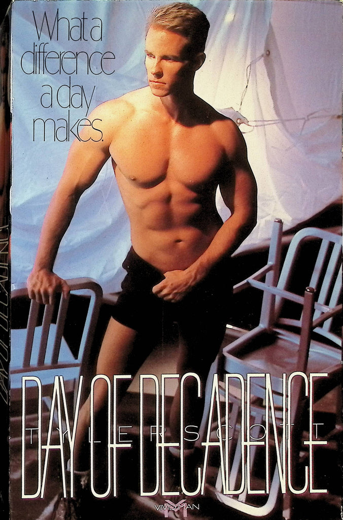 Day of Decadence Vivid Man Tyler Scott Aaron Austin  Gay Male VHS 091924AMPVHS4