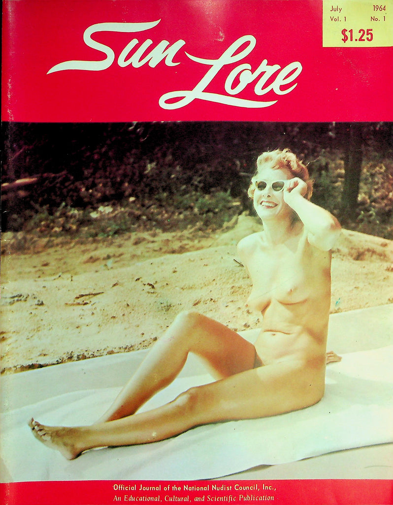 Sun Lore Nudist Magazine  Inside Looking Out / Nudism In A Distraught World  vol.1 #1  1964    070126lmp-GSC
