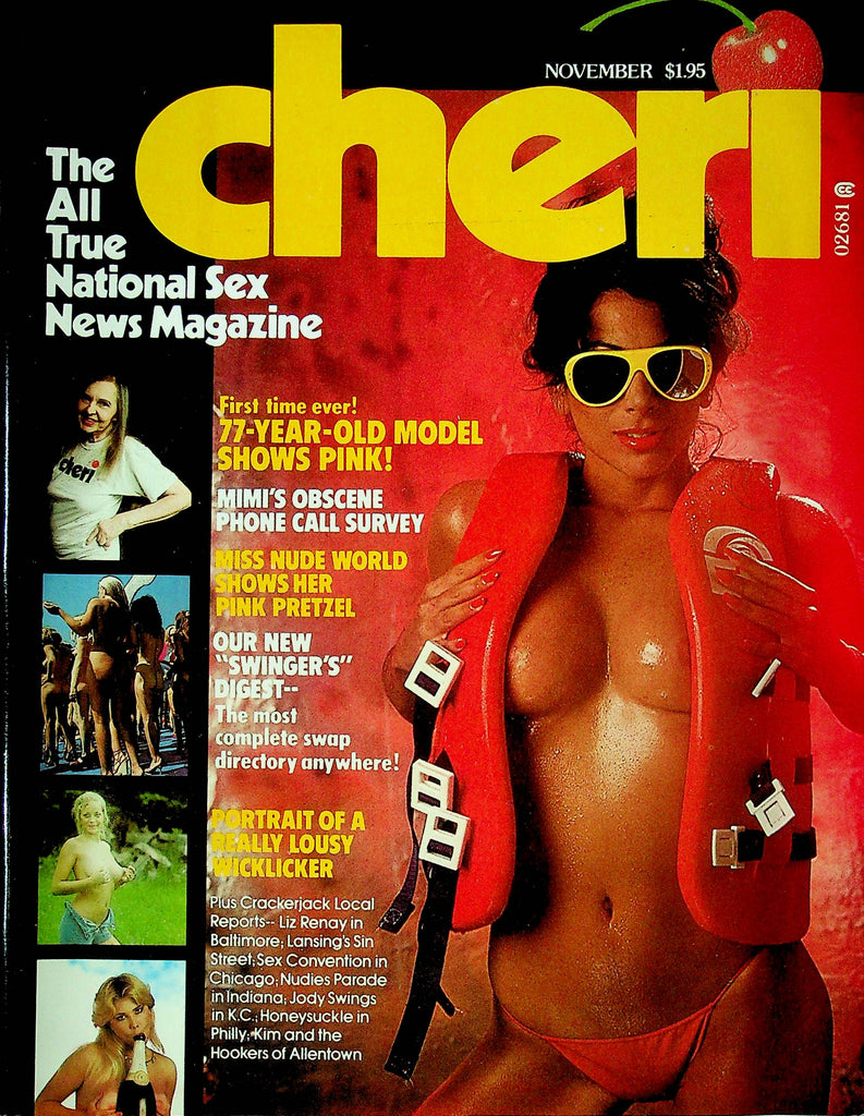 Cheri Men's Magazine Miss Nude World November 1977 081624RP