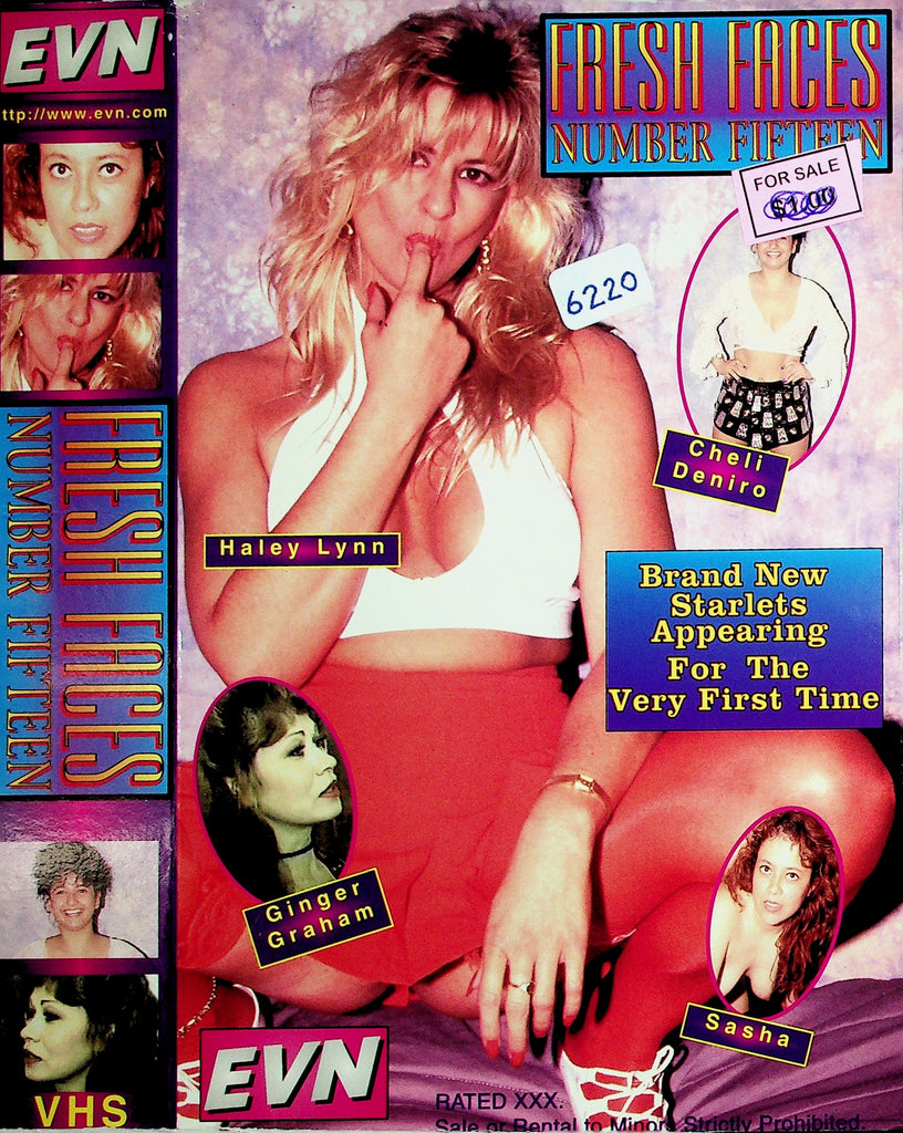 Fresh Faces Number Fifteen (15) Haley Lynn Cheli Deniro Ginger Graham Adult VHS EVN 050626NAVHS-14