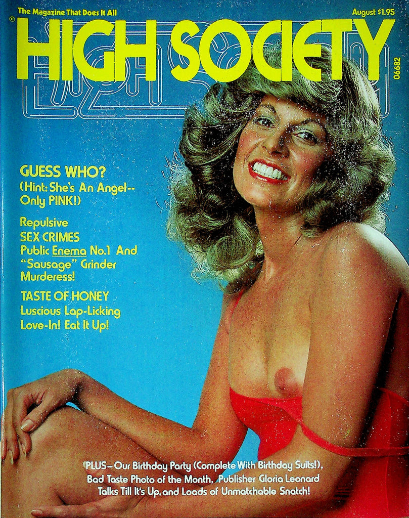 High Society Men's Magazine Jessica & The Barber August 1977 081624RP