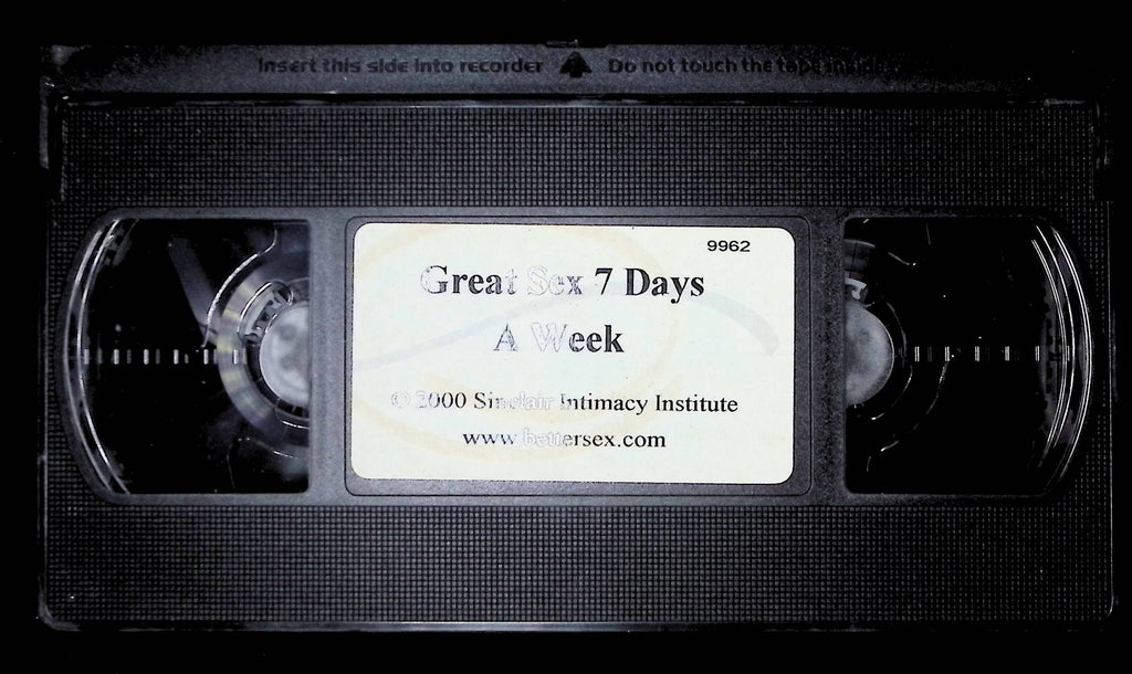 Great Sex 7 Days A Week Sinclair Intimacy Institute VHS 2000 031425DMVHS2