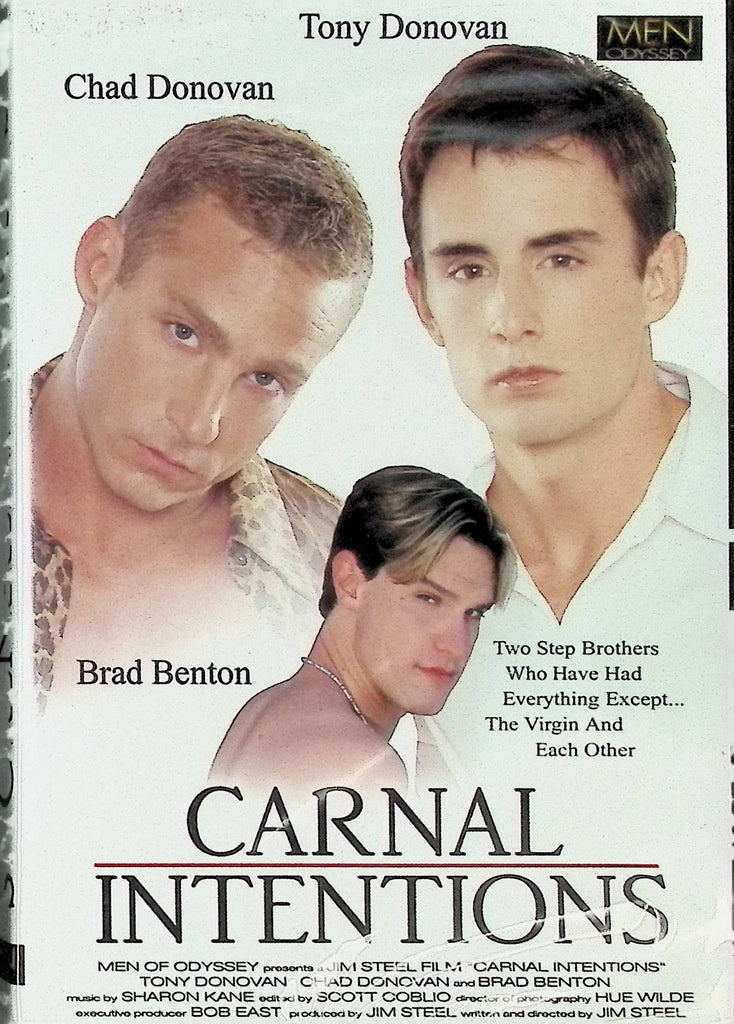 Carnal Intentions DVD Chad Donovan, Tony Donovan, Brad Benton Men Of Odyssey A Jim Steel Film 040324tsdvd