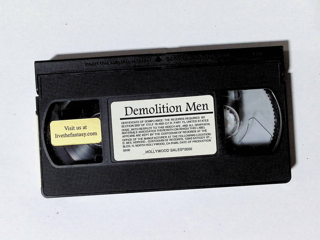 Demolition Men Hollywood Sales Gay VHS 2000 103124JKVHS2