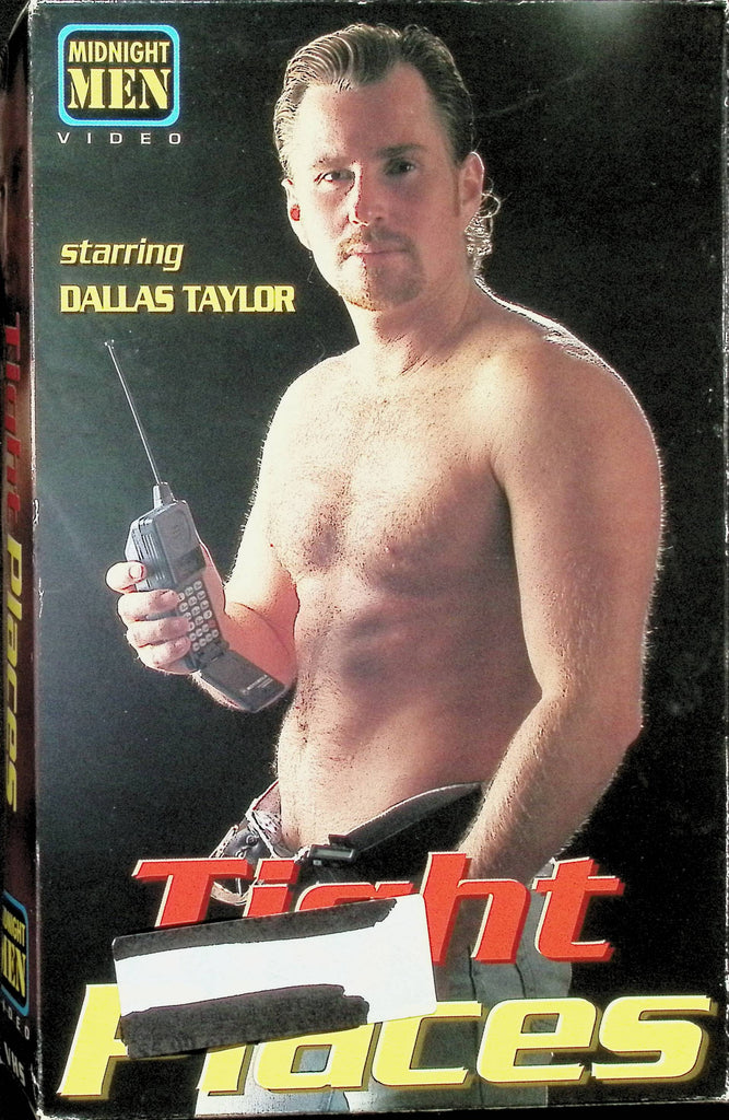 Tight Places Midnight Men Dallas Taylor 1995 Adam Rom Brandon Taylor Gay Male VHS 091924AMPVHS4