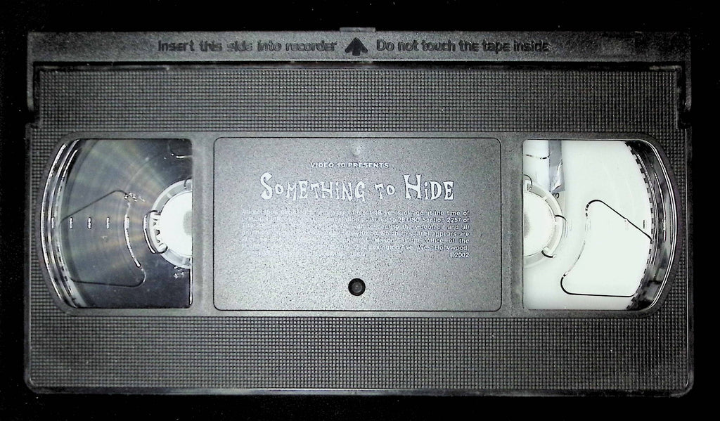Something To Hide Video 10 VHS 2002 031425DMVHS2