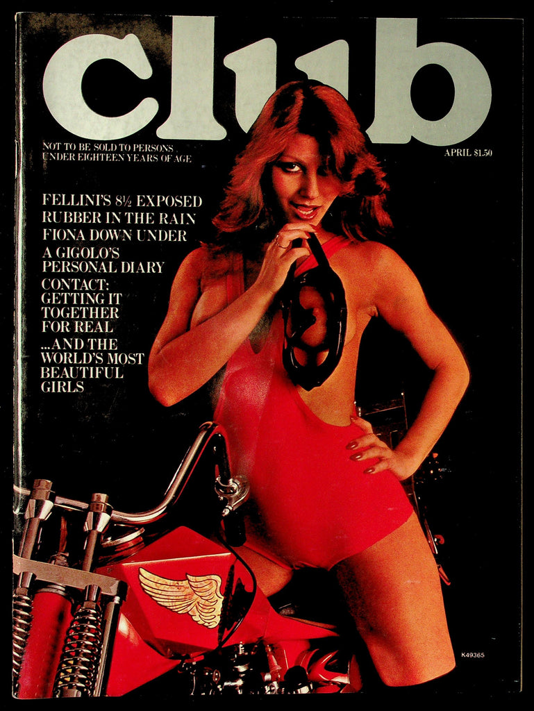 Club Adult Magazine April 1975 Edition Fiona Down Under 081426HRP-53