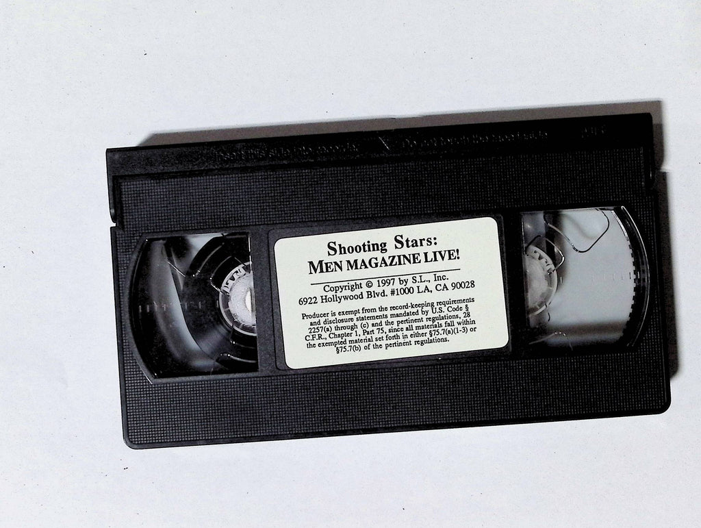 Shooting Stars: Men Magazine Live! S.L., Inc. Gay VHS 1997 103124JKVHS2