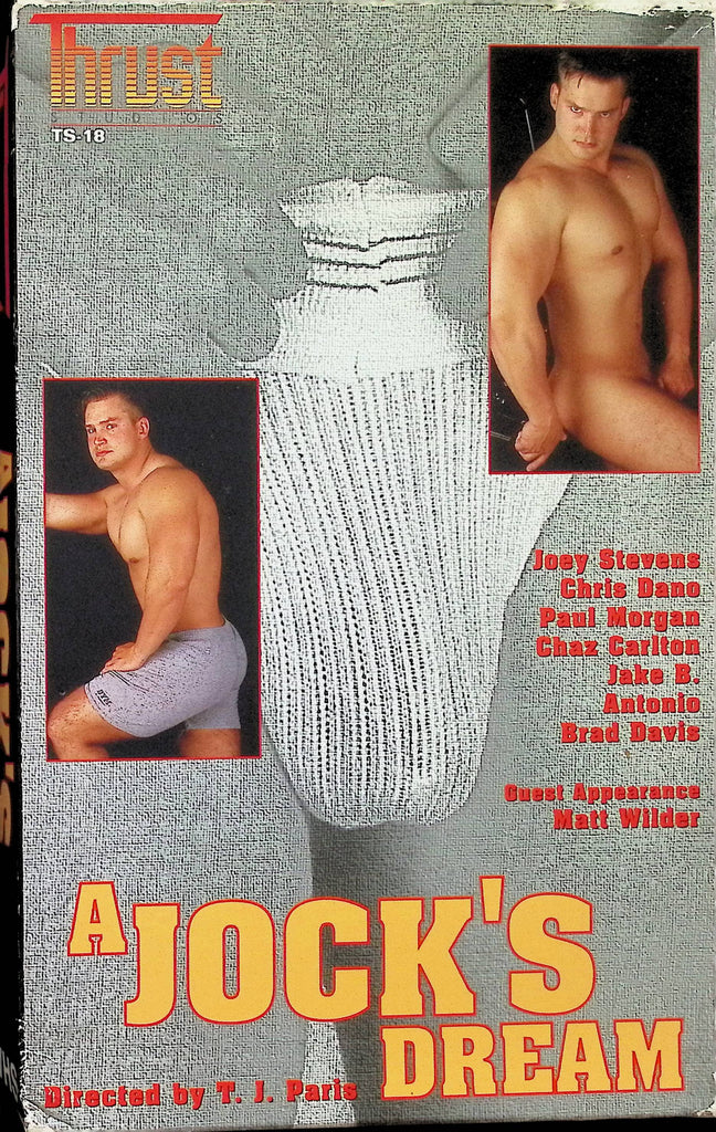 A Jock's Dream TJ Paris 1997 Thrust Studios Joey Stevens Chris Dano Gay Male VHS 091924AMPVHS4
