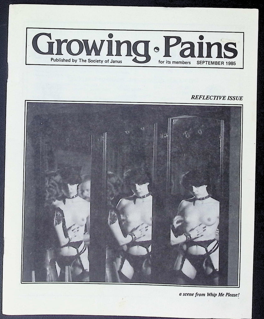 Growing Pains BDSM Digest September 1985 Society of Janus 010826AKP