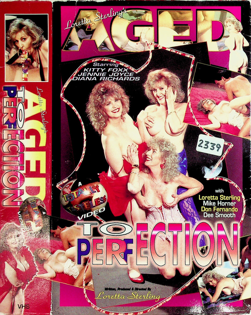 Aged to Perfection Loretta Sterling Mike Horner Don Fernando Adult VHS Totally Tasteless 042926NAVHS3-15