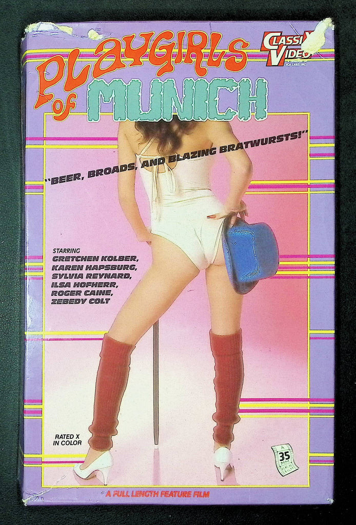 Playgirls Of Munich Classix Video VHS Gretchen Kolber Karen Hapsburg 041625DMVHS2