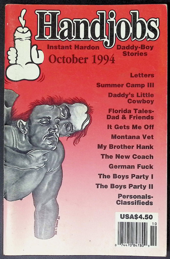 Handjobs Magazine Gay Adult Digest October 1994 010726AKP
