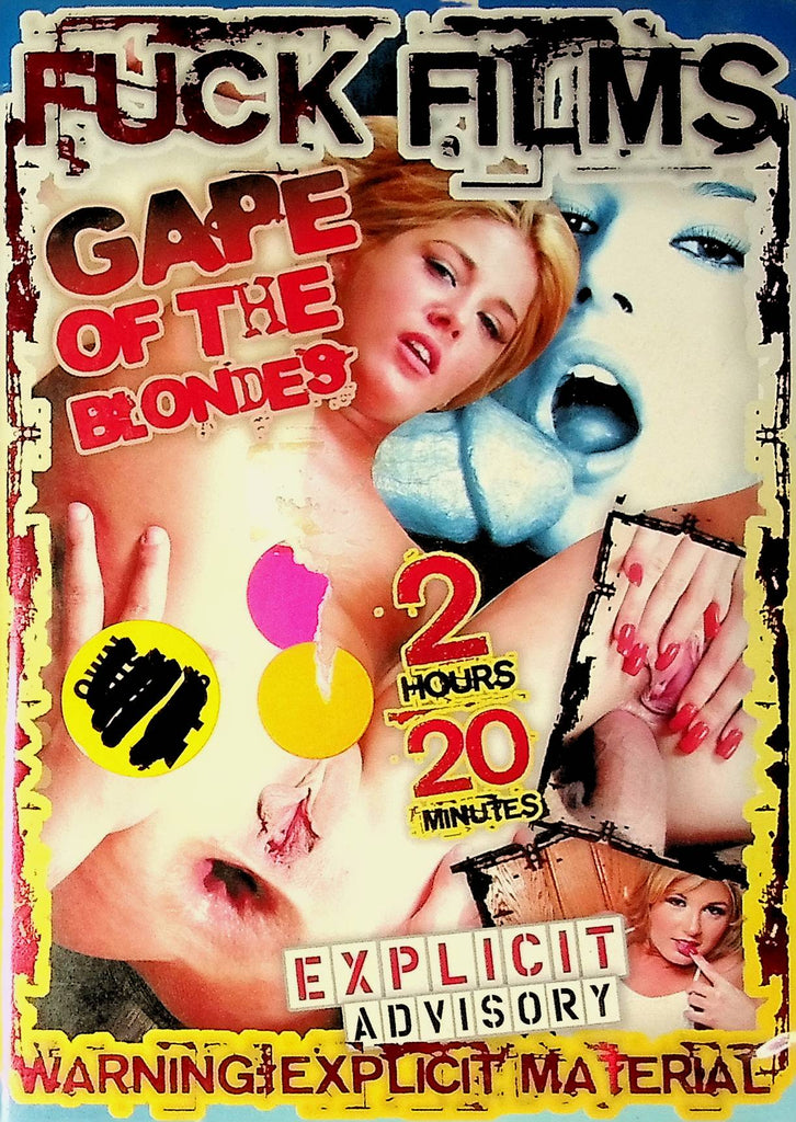 Gape Of The Blondes DVD 2hrs 20min 2007 Fuck Films 041924tsdvd