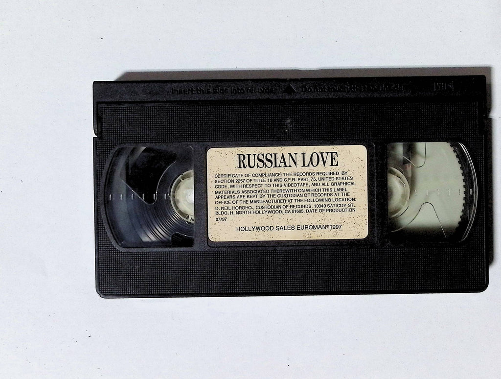 Russian Love Hollywood Sales Euroman Gay VHS 1997 103124JKVHS2