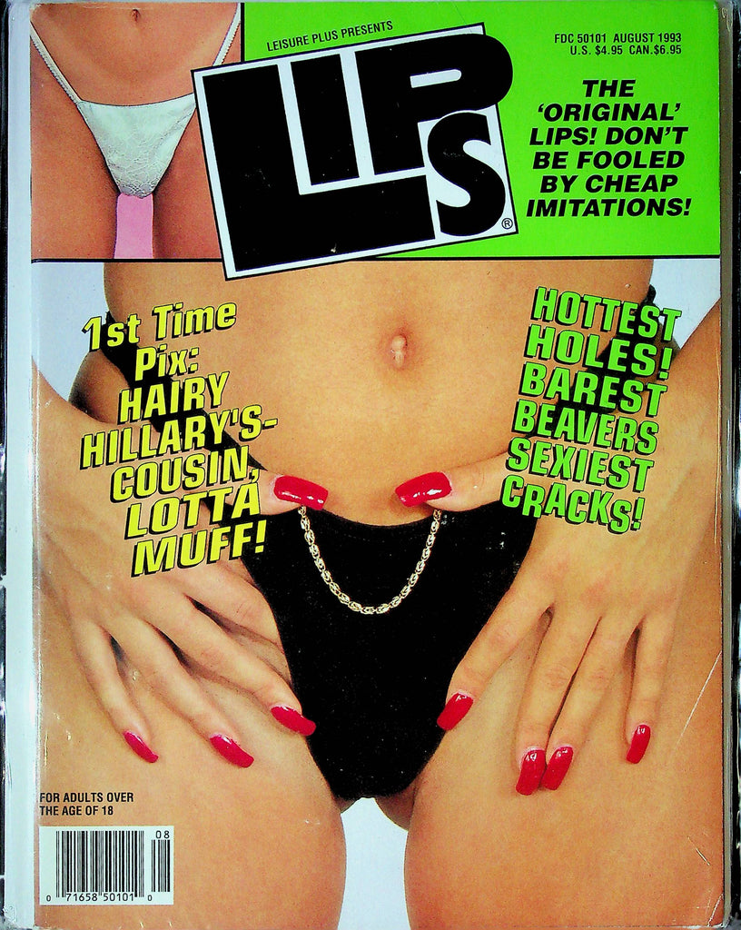 Lips Men's Magazine Hillary's Cousin August 1993 081624RP