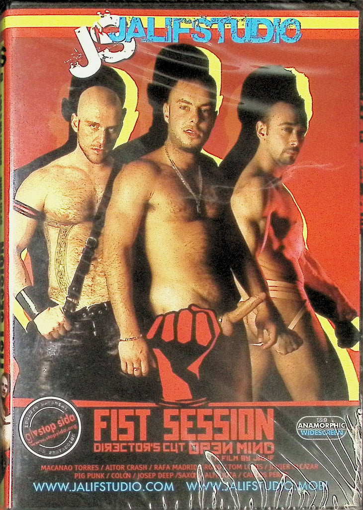 Fist Session. Open Mind. Director's Cut DVD Macanao Torres, Aitor Crash, Tom Louis 2010 Jalif Studio 040324tsdvd